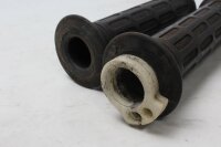 Handlebar grip, throttle grip, pair of ribbed rubber grips, rubber grip profile Honda ST 1100 SC26 90-01
