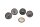 Rubber buffer set vibration damper fairing BMW R 1100 RS 0522 / K589 92-95