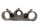 Upper fork bridge, steering head clamp, bolting KTM 620 LC4 620LC4 99-07