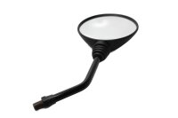 Rétroviseur extérieur gauche pour guidon, fileté, noir, ovale Yamaha DT 50 R 1D4 99-08
