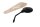 Rétroviseur extérieur gauche pour guidon, fileté, noir, ovale Yamaha DT 50 R 1D4 99-08