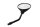 Rétroviseur extérieur gauche pour guidon, fileté, noir, ovale Yamaha DT 50 R 1D4 99-08