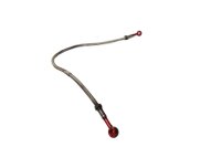 Steel braided brake line front left red fittings Yamaha...