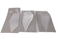 Decorative sticker, side panel emblem, left, white Yamaha YZF-R 125 A 20-20