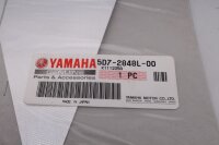 Decorative sticker, side panel emblem, left, white Yamaha YZF-R 125 A 20-20