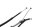 Throttle cable, double cable, accelerator, return cable Kawasaki ZR 7S ZR750F/H 01-04