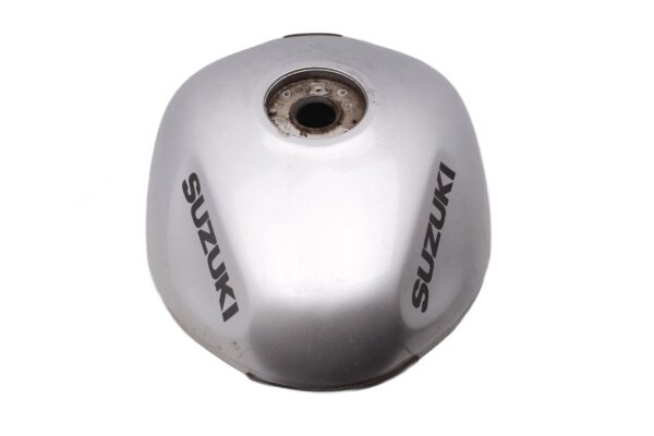 Fuel tank, gasoline tank, silver painted Suzuki GSF 1200 S Bandit WVA9 01-05