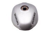 Fuel tank, gasoline tank, silver painted Suzuki GSF 1200...