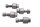 Rammonteringsskruvar fram Aprilia SMV 750 Dorsoduro SM 08-17