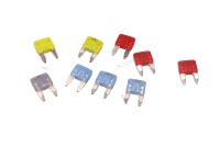 Automotive flat fuse set, red and blue fuses Aprilia SMV...