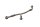 Steel braided brake line left hydraulic hose BMW R 1200 RT 0368 05-09