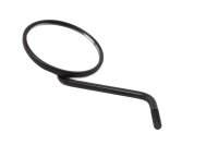 Left rearview mirror, round, black, threaded Kawasaki KLR...