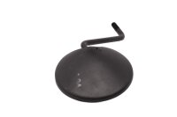 Left rearview mirror, round, black, threaded Kawasaki KLR...