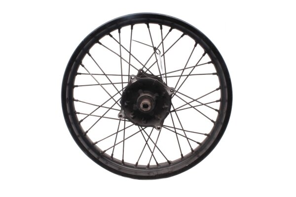 Front wheel rim, spoked wheel, front hub, black Honda XL 700 Transalp ED13 08-12