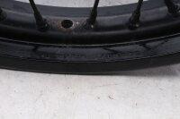 Front wheel rim, spoked wheel, front hub, black Honda XL 700 Transalp ED13 08-12