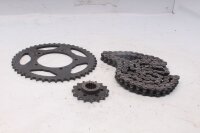 Ketjusarja, voimansiirtosarja, ketju, ketjupyörä, hammaspyörä Aprilia SMV 750 Dorsoduro SM 08-17