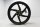 Voorwielvelg 17 inch 6-spaaks ventielbevestiging Hyosung GT 650 R GT650R 05-08