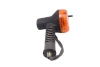 Front right turn signal, orange handlebar light housing...