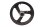 Front wheel rim 17 inch cast wheel three-spoke front Yamaha XJR 1200 4PU 94-98