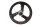 Front wheel rim 17 inch cast wheel three-spoke front Yamaha XJR 1200 4PU 94-98