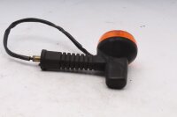 Intermitente delantero izquierdo, carcasa redonda naranja, base de goma. Kawasaki KLR 650 KL650C 95-04