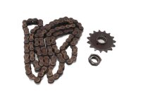 Drive sprocket, chain, chain kit, gearbox Kawasaki KLR...