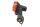 Intermitente trasero izquierdo, redondo, naranja, carcasa negra. Kawasaki KLR 650 KL650C 95-04