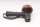 Intermitente trasero izquierdo, redondo, naranja, carcasa negra. Kawasaki KLR 650 KL650C 95-04