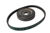 Lower alternator pulley with multi-ribbed belt BMW R 1200 RT 0368 05-09