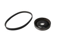 Lower alternator pulley with multi-ribbed belt BMW R 1200 RT 0368 05-09