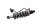 Takaiskunvaimennin hydraulisella iskunvaimennuksen säädöllä BMW R 1150 R R21 99-04