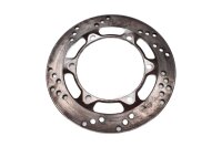 Rear brake disc, drilled, disc brake axle Kawasaki KLR...