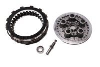Clutch basket, friction discs, spring plate, bearing...