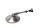 Linker buitenspiegel, rond, chroom, met schroefdraad, achteruitkijkspiegel, stuur Suzuki GSX 1100 G GV74A 91-96