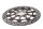 Perforated front left floating brake disc KTM SM 950 LC8 05-08