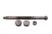 Swingarm axle, axle bearing bushings, nut, frame Kawasaki...