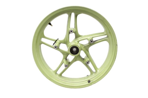 Jante de roue avant 3,50 x 17 à cinq rayons verte BMW R 1150 R Rockster 0308 R21 03-05