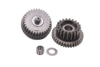 Starter intermediate gear freewheel starter pinion...