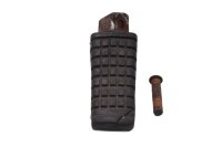 Front right footrest, drivers rubber pedal pad Kawasaki...