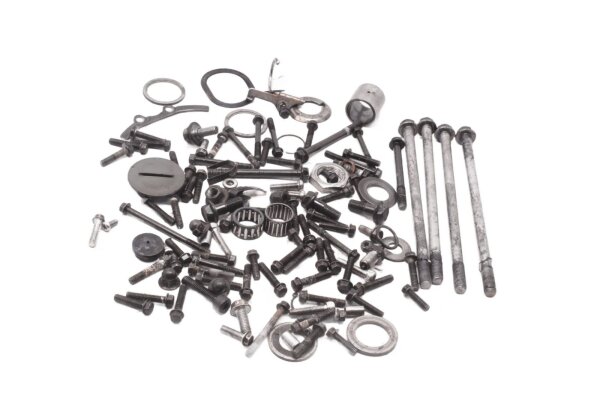 Schroevenset, motoronderdelen, assen, borgplaten Kawasaki KLR 650 KL650C 95-04