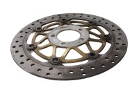 Front brake disc, drilled, floating, 4mm Kawasaki ZR 7S...