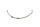 Tubo freno posteriore in treccia dacciaio, tubo flessibile del freno Triumph Daytona 675 D67LC/09 09-12
