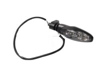 Universelle, slanke LED-blinklys, sorte med klart glas,...