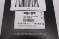 Bagerste fodstøtte endesæt (rund) Triumph Street Twin 900 EFI Bonneville 16-16