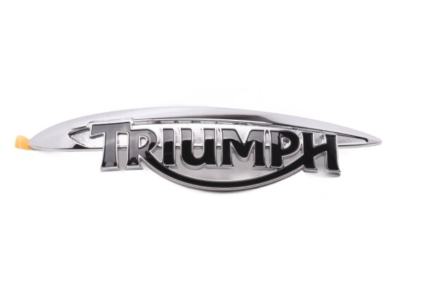 Embleem Chromen Belettering Tanklogo Sierstrip Logo Decoratief Embleem Triumph universell
