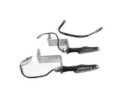 LED rear indicator set, black, sequential light Honda CB...