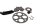 Jakoketjun kiristimen ohjainkisko BMW R 1100 S 259 0422 R2S 98-05