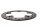 Perforated rear brake disc, safety brake BMW R 1200 RT 0368 05-09