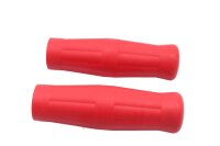 Set rode stuurgrepen (links en rechts), antislip rubberen...
