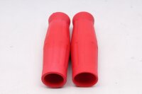 Set rode stuurgrepen (links en rechts), antislip rubberen handvatten Triumph universell